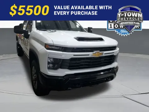 White 2024 Chevrolet Silverado 2500HD Custom for sale in Tulsa, OK