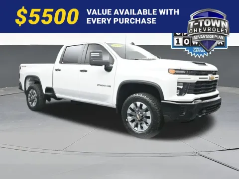 White 2024 Chevrolet Silverado 2500HD Custom for sale in Tulsa, OK
