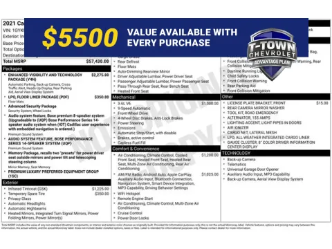Red 2021 Cadillac XT5 Premium Luxury for sale in Tulsa, OK