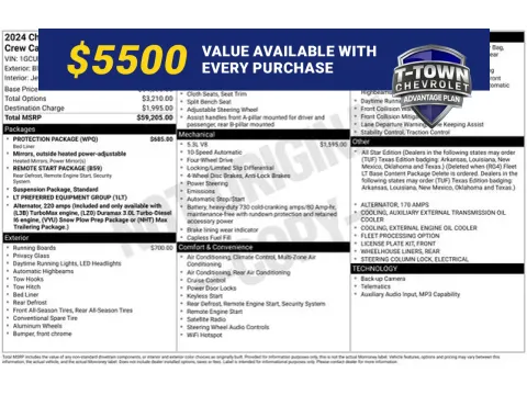 Black 2024 Chevrolet Silverado 1500 LT for sale in Tulsa, OK