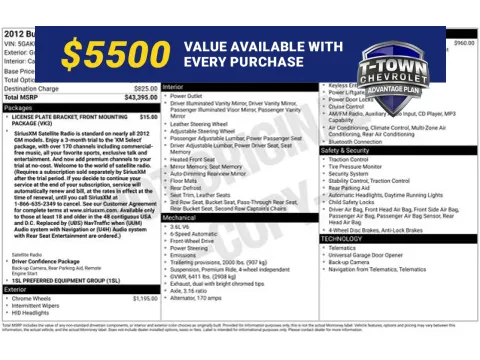 Gold 2012 Buick Enclave Leather Group for sale in Tulsa, OK