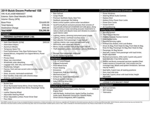 Another view of 2019 Buick Encore Preferred for sale in Tulsa, OK at Jim Norton T-Town Chevrolet