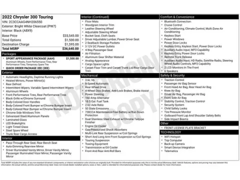 Another view of 2022 Chrysler 300 Touring for sale in Tulsa, OK at Jim Norton T-Town Chevrolet
