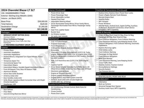 Another view of 2024 Chevrolet Blazer LT for sale in Tulsa, OK at Jim Norton T-Town Chevrolet