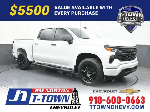 White 2026 Chevrolet Silverado 1500 Custom for sale in Tulsa, OK