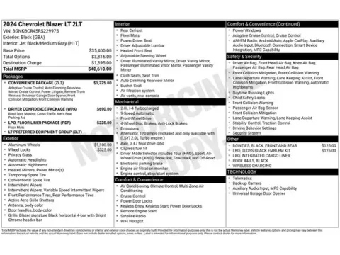 Another view of 2024 Chevrolet Blazer LT for sale in Tulsa, OK at Jim Norton T-Town Chevrolet