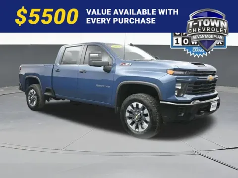 Blue 2024 Chevrolet Silverado 2500HD Custom for sale in Tulsa, OK
