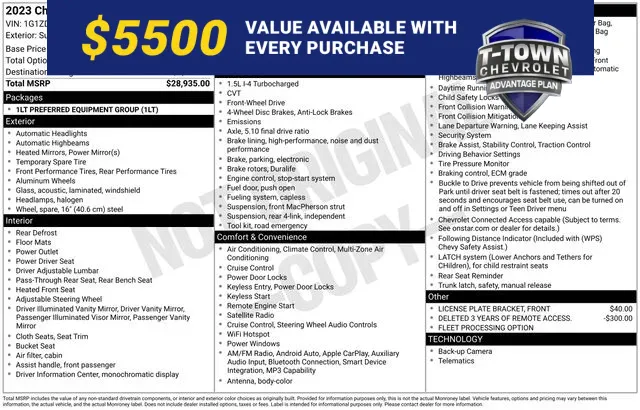 2023 Chevrolet Malibu 1LT's photo