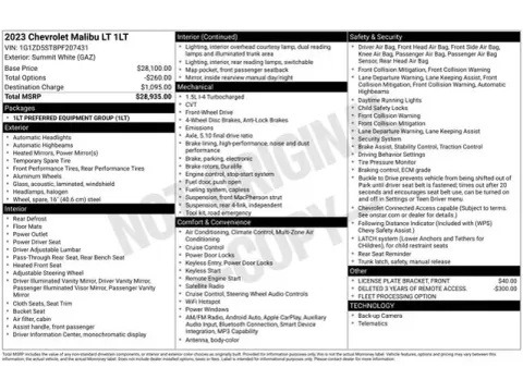 Another view of 2023 Chevrolet Malibu LT for sale in Tulsa, OK at Jim Norton T-Town Chevrolet