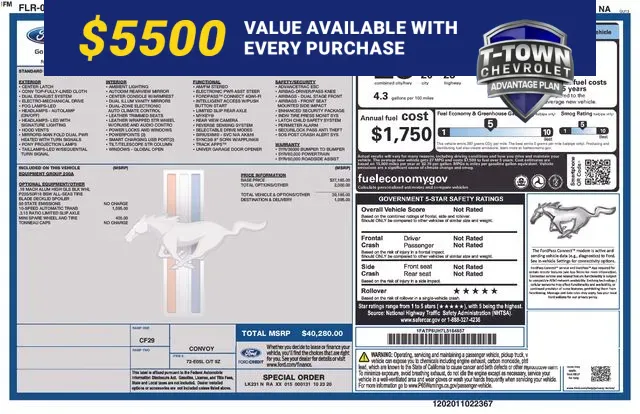 Unknown 2020 Ford Mustang EcoBoost Premium for sale in Tulsa, OK
