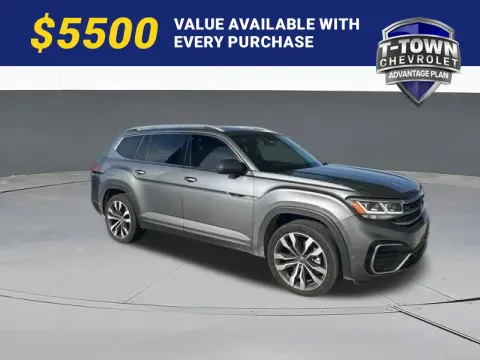 Black 2021 Volkswagen Atlas 3.6L V6 SEL Premium R-Line for sale in Tulsa, OK