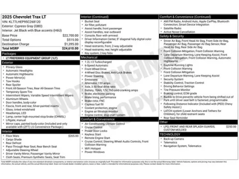 Another view of 2025 Chevrolet Trax LT for sale in Tulsa, OK at Jim Norton T-Town Chevrolet