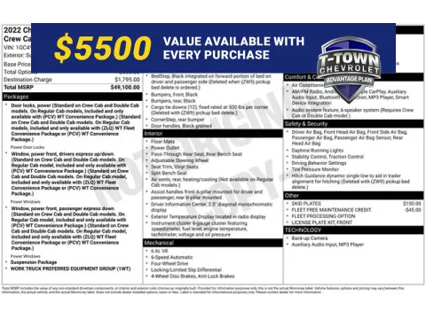 White 2022 Chevrolet Silverado 2500HD Work Truck for sale in Tulsa, OK