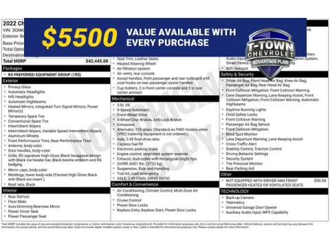 Red 2022 Chevrolet Blazer RS for sale in Tulsa, OK