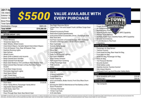Silver 2017 Hyundai Elantra SE for sale in Tulsa, OK