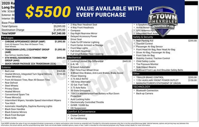 White 2020 Ram 2500 Tradesman for sale in Tulsa, OK