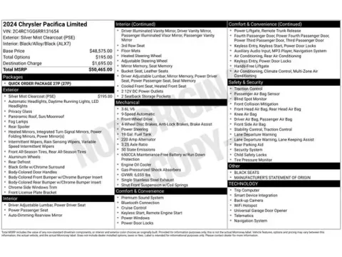 Another view of 2024 Chrysler Pacifica Limited for sale in Tulsa, OK at Jim Norton T-Town Chevrolet