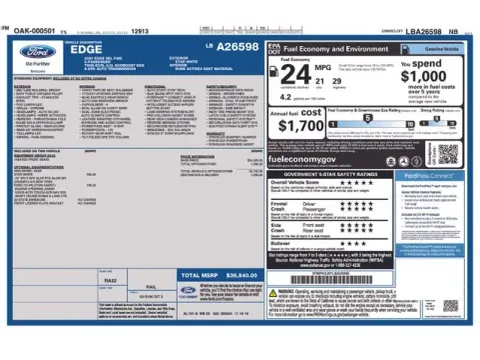 Another view of 2020 Ford Edge SEL for sale in Tulsa, OK at Jim Norton T-Town Chevrolet