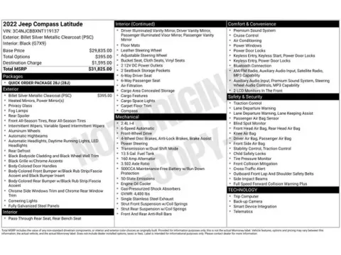 Another view of 2022 Jeep Compass Latitude for sale in Tulsa, OK at Jim Norton T-Town Chevrolet
