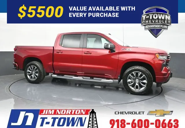 Red 2025 Chevrolet Silverado 1500 RST for sale in Tulsa, OK