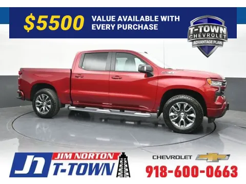 Red 2025 Chevrolet Silverado 1500 RST for sale in Tulsa, OK