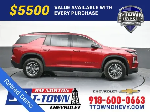 Red 2026 Chevrolet Traverse LT for sale in Tulsa, OK