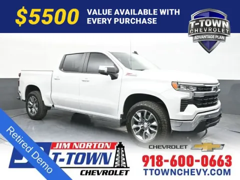 White 2026 Chevrolet Silverado 1500 LT for sale in Tulsa, OK