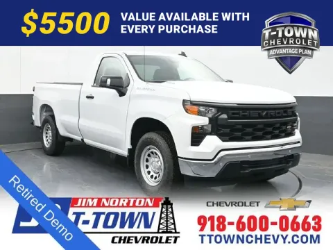 White 2026 Chevrolet Silverado 1500 WT for sale in Tulsa, OK