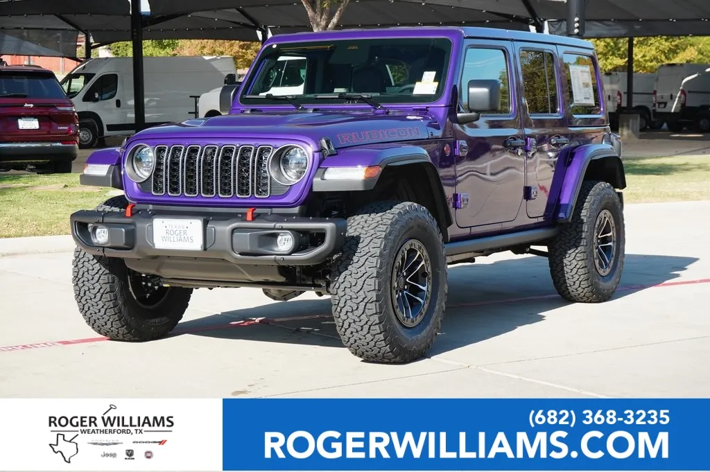 Purple 2026 Jeep Wrangler Rubicon X for sale in Weatherford, TX