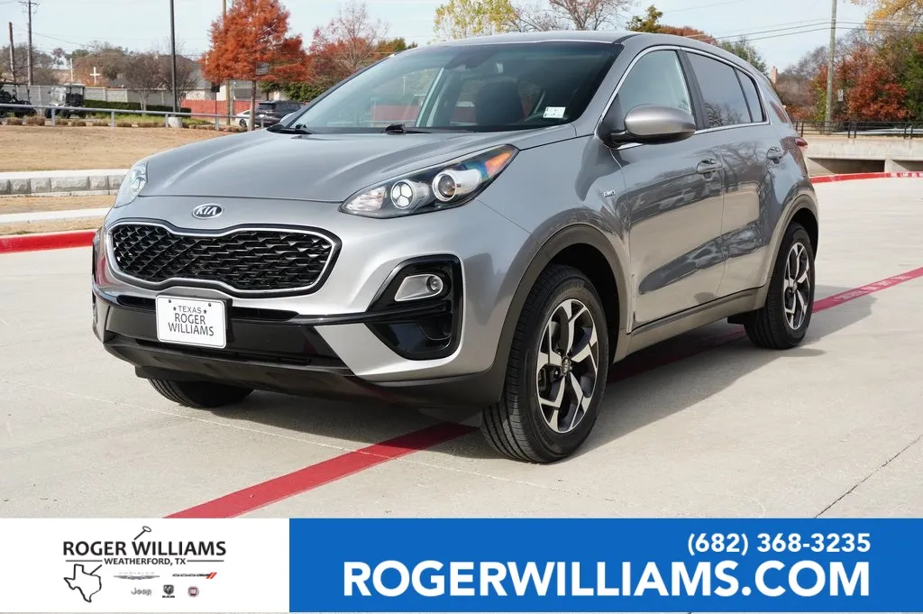 Gray 2021 Kia Sportage LX for sale in Weatherford, TX