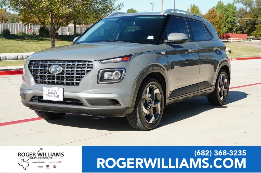 Gray 2021 Hyundai Venue SEL for sale in Weatherford, TX