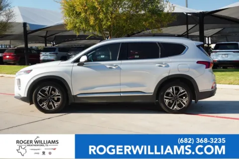 Silver 2019 Hyundai Santa Fe Ultimate for sale in Weatherford, TX