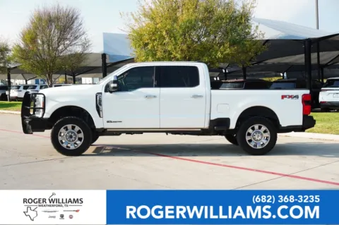 White 2024 Ford Super Duty F-250 SRW King Ranch for sale in Weatherford, TX