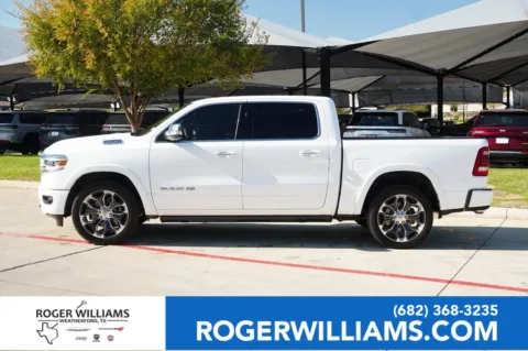 White 2020 Ram 1500 Longhorn for sale in Weatherford, TX