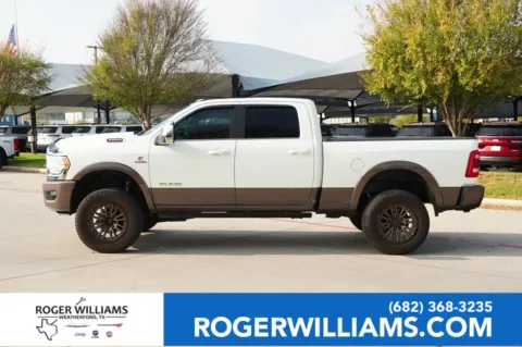 White 2023 Ram 2500 Longhorn for sale in Weatherford, TX