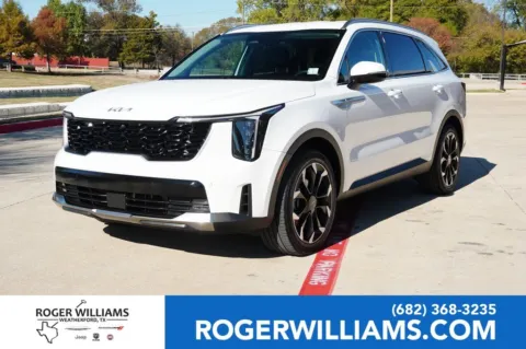 White 2025 Kia Sorento EX for sale in Weatherford, TX