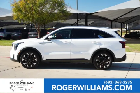 White 2025 Kia Sorento EX for sale in Weatherford, TX