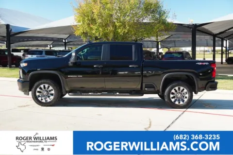Black 2022 Chevrolet Silverado 2500HD Custom for sale in Weatherford, TX