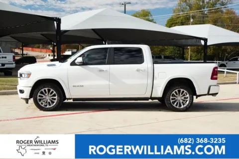 White 2022 Ram 1500 Laramie for sale in Weatherford, TX