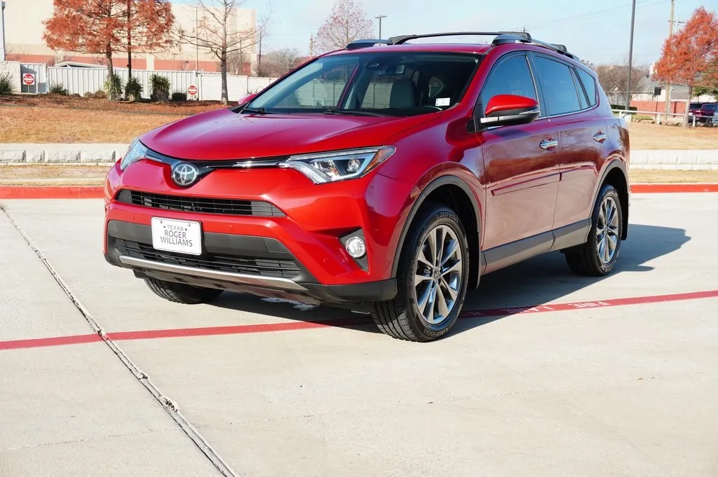 Red 2017 Toyota RAV4 Limited for sale in Weatherford, TX