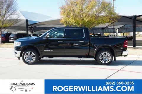 Black 2021 Ram 1500 Longhorn for sale in Weatherford, TX