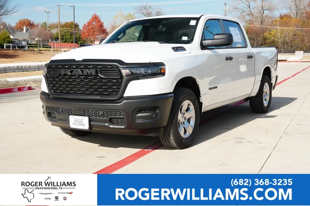 White 2025 Ram 1500 Tradesman for sale in Weatherford, TX