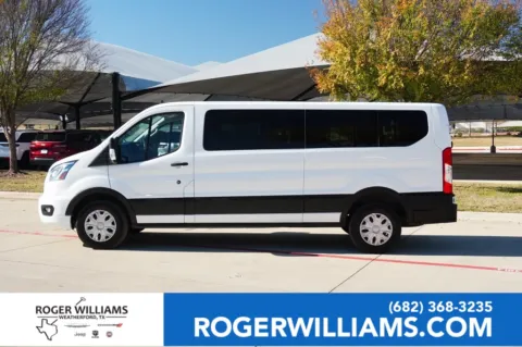 White 2023 Ford Transit Passenger Wagon XLT for sale in Weatherford, TX
