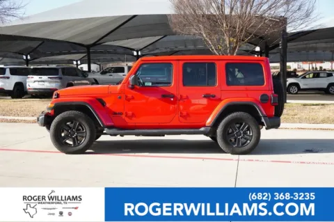Red 2023 Jeep Wrangler Sahara Altitude for sale in Weatherford, TX