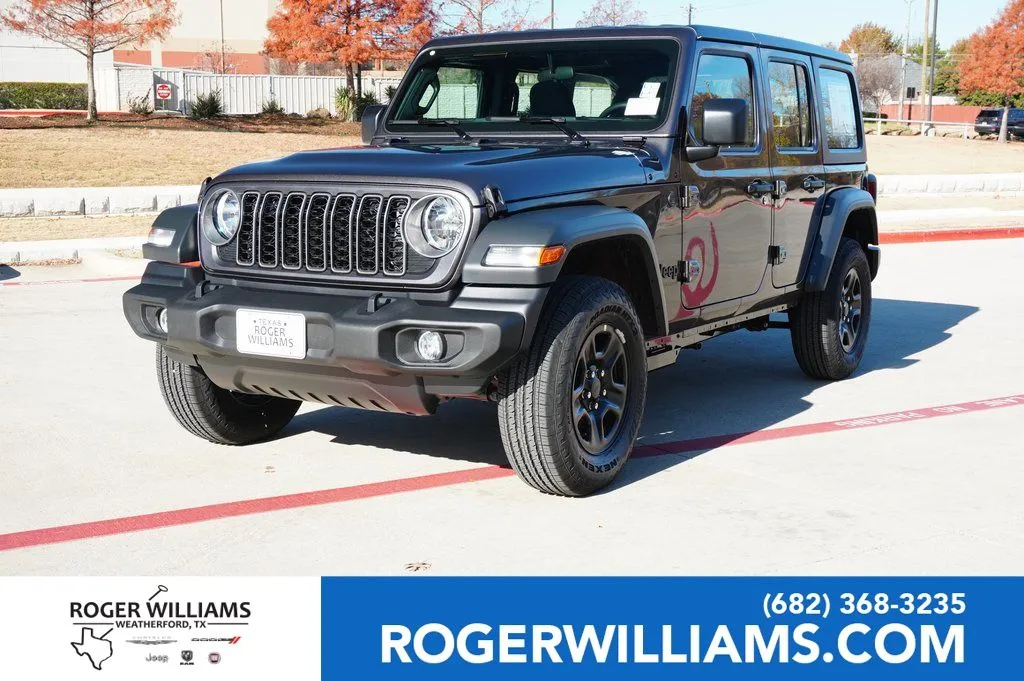 Gray 2026 Jeep Wrangler Sport for sale in Weatherford, TX