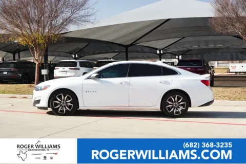 White 2025 Chevrolet Malibu RS for sale in Weatherford, TX