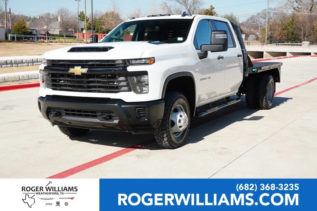 White 2024 Chevrolet Silverado 3500HD Work Truck for sale in Weatherford, TX