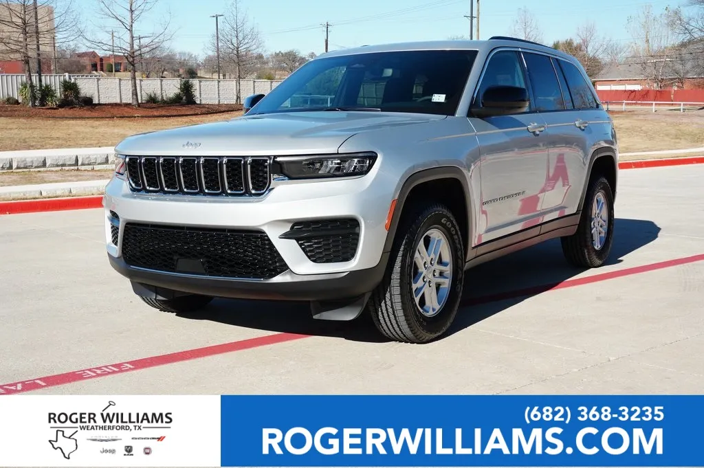 Silver 2024 Jeep Grand Cherokee Laredo for sale in Weatherford, TX