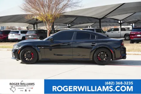 Black 2022 Dodge Charger SRT Hellcat Widebody for sale in Weatherford, TX