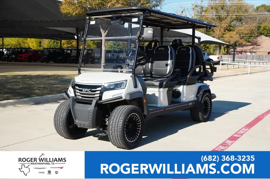 White 2026 Epic E60L CART for sale in Weatherford, TX